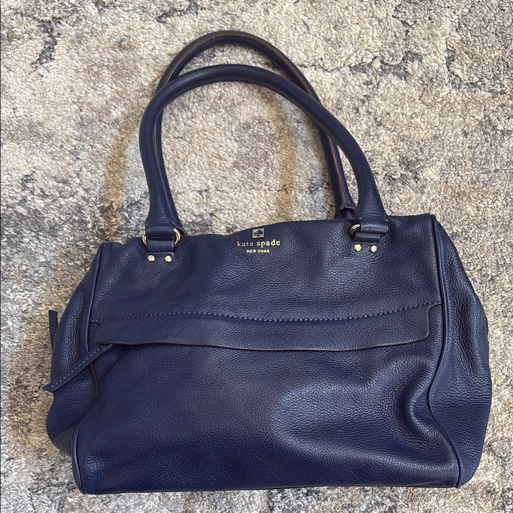 Kate Spade Navy Blue Leather Handbag